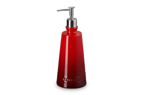 Le Creuset Stoneware Signature...Soap Dispenser, 20 oz., Cerise