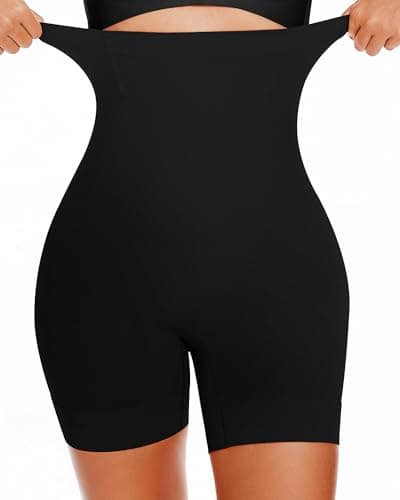 BESTENA Tummy Control Shapewear Shorts, High Waisted Body Shaper