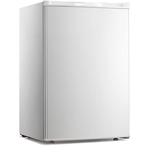 Kismile Upright Freezer,3.0 Cu...or Home/Kitchen/Office (White)
