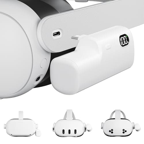 Amazon.com: Battery Pack for Meta Quest 3/3S and 2 (30% off with code 5T8BKCQE)