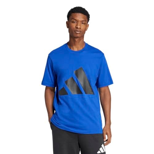 Adidas Men's Essentials Big Logo T-Shirt, Team Royal Blue/Black, X-Large/Tall