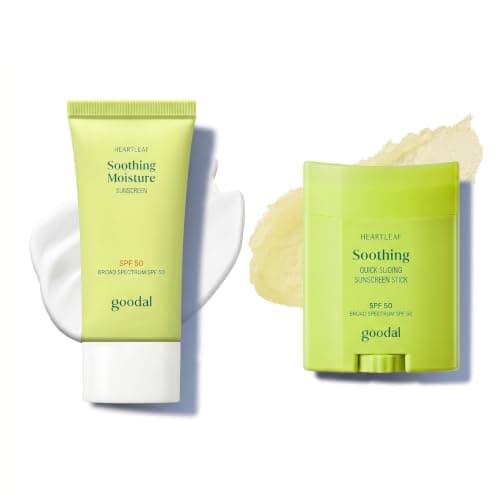 Goodal Heartleaf Hydrating Broad-Spectrum SPF 50 Sunscreen Cream & Stick Bundle $27.35 + Free S&H