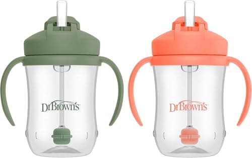 $4.69* | 2-Count 9-Oz Dr. Brown's Milestones Baby's First Cup w/ Weighted Straw at Amazon