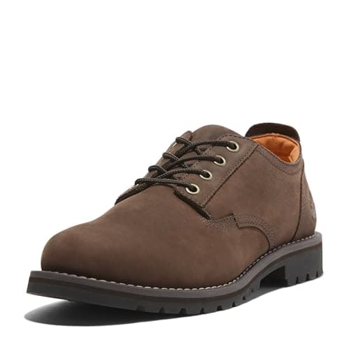 Timberland Men's Redwood Falls Lace Up Waterproof Shoe, Dark Brown Nubuck for $70