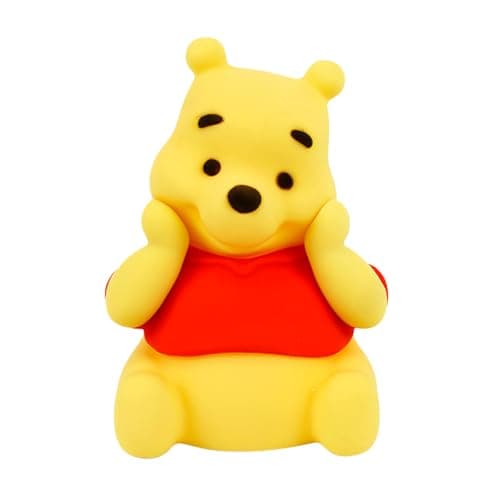 Enesco Grand Jester Studios Disney Winnie The Pooh Face in Hands Light Up Figurine, 6 Inch, Multicolor