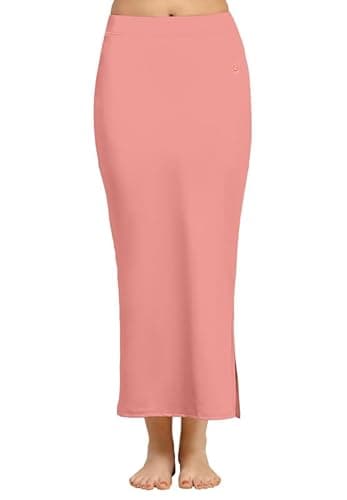 TRENDMALLS Saree Shapewear Petticoat for Women, Cotton Blended, petticoat,Skirts for Women, shape wear dress for saree Light Pink