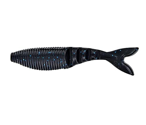Gary Yamamoto 134-06-021 Zako ...ng Bait, Black with Blue Flake