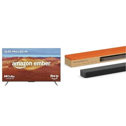 Amazon Ember 55" Mini-LED Series with Fire TV Soundbar Plus