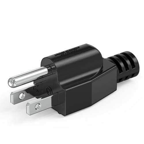 Mellbree Neutral Ground Bonding Plug - 16A for Floating Neutral Systems, Surge Protection Grounding Adapter for Portable Inverter Generator & RV Camping, Solve Open Ground Warning (Black)