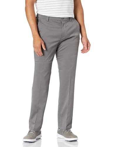 $12.48: Amazon Essentials Men's Classic-Fit Stretch Golf Pant, Grey, 34W x 34L