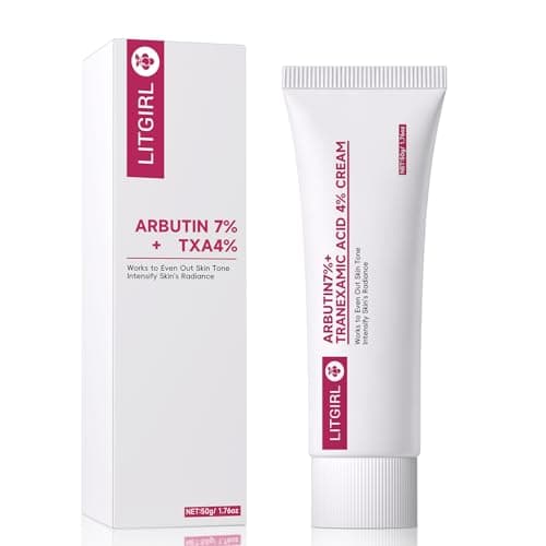 Arbutin Cream 7% + Tranexamic Acid 4%, Dark Spot Corrector for Face & Body, Arbutin 7.0+ Txa 4.0 Cream for Dull & Uneven Skin Tone, Hydrating Non-Irritating Moisturizer Face Cream for Women, 1.76 oz