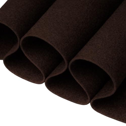 FabricLA Acrylic Felt Fabric b... Clean Cut | Brown | Half Yard