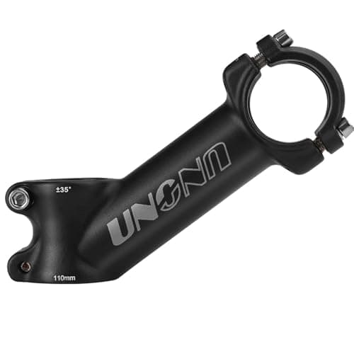 FOMTOR 25.4 Bike Stem 110mm 35 Degree Bicycle Handlebar Stem Riser MTB Stem Suitable for Mountain Bike Road Bike BMX MTB Black