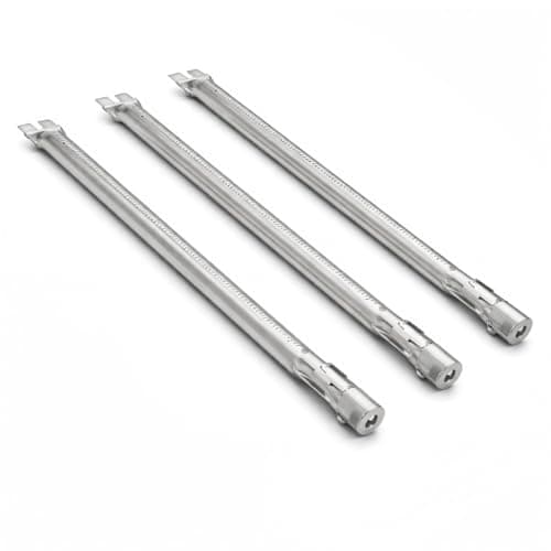 BLUES GRILL PARTS for Weber Genesis Grill Parts 19.5" 304 Stainless Steel Grill Burners - 3-Pack, 62752 Replacement for Weber Genesis 300 Series (2011-2016 Front-Control: E/S-310 · 320 · 330)