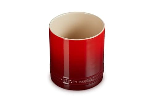 Le Creuset Stoneware Signature...l Utensil Crock, 1 qt., Cerise
