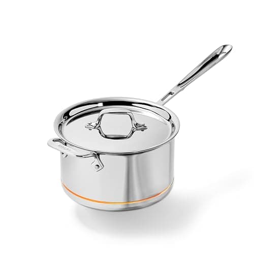 4-Quart All-Clad Copper Core 5-ply Bonded Sauce Pan with Lid $229.95 + Free Shipping