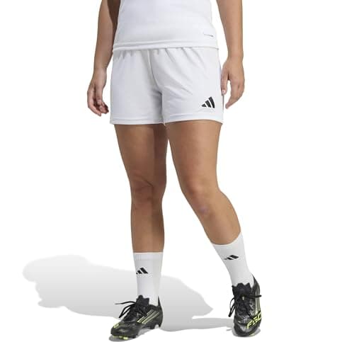 adidas Women's Entrada26 Shorts Women, White/Black, Medium