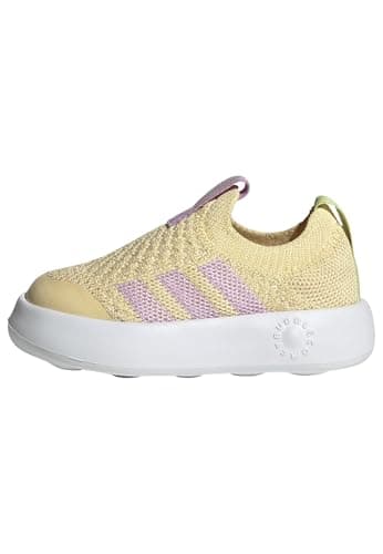 adidas Unisex-Baby Bubblecomfy, Orange Tint/Bliss Lilac/Pulse Lime, 10
