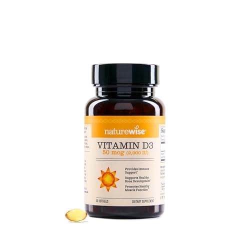 NatureWise Vitamin D3 2000iu (...ing May Vary, Yellow, 30 Count