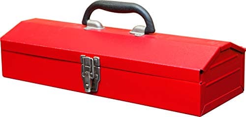 BIG RED Torin 16" Hip Roof Style Portable Steel Tool Box (Red) $13.40