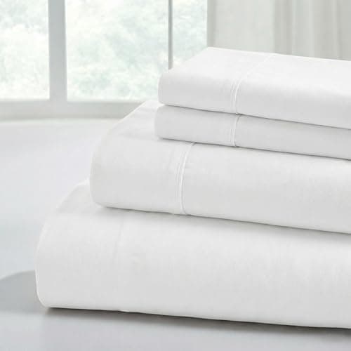 Modern Threads Soft Microfiber...kets, & Pillowcases White King