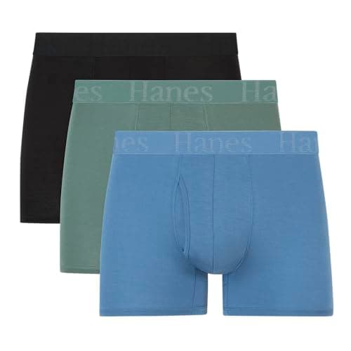 Hanes Boys & Men’s Boxer Briefs Multipacks from $11.89 on Amazon
