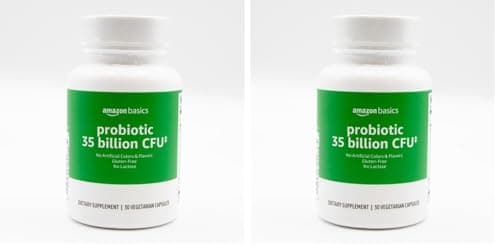 Amazon Basics Probiotic 35 Bil...Previously Solimo) (Pack of 2)