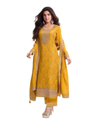 Henith Collection Indian/Pakisatni Party/Wedding Wear Readymade Salwar Kameez/Salwar Suit for Women Ethnic Wear