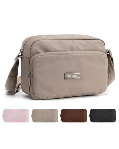 BAGSMART Foldable Crossbody Bags for Women, Small Travel Purses