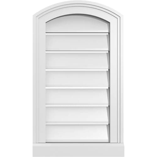 Ekena Millwork GVPAR14X2403SF ...ble Vent, Factory Primed White