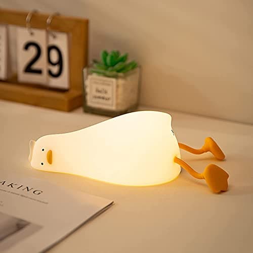 Prime Members: Happybag LED Rechargeable Lying Flat Duck Dimmable Night Light $6.35 + Free S&H