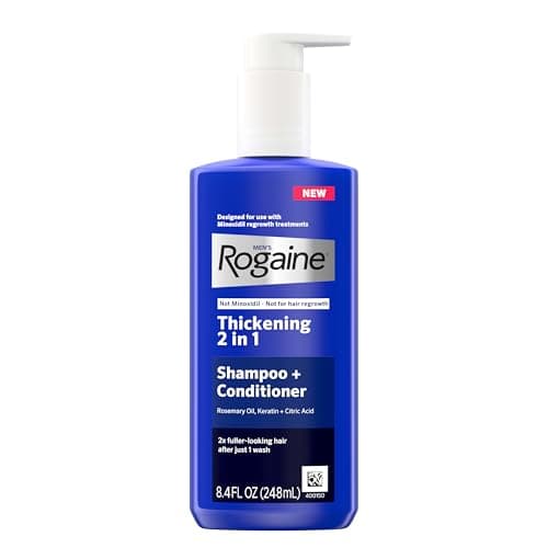 [SnS, AC] $5.89* | 8.4-Oz Rogaine Men's Thickening 2 in 1 Shampoo + Conditioner at Amazon