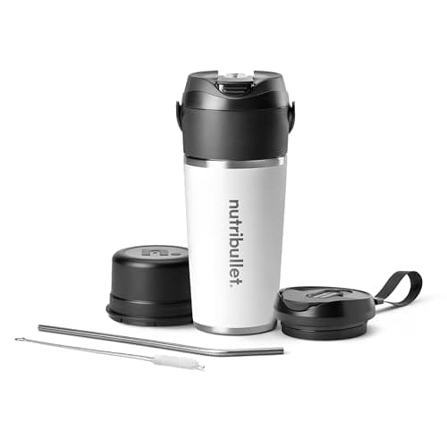 nutribullet Flip Portable Blen...ulated Cup, White, NBPB50350AW