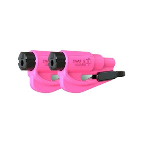 resqme Pack of 2,The Original ..., Pink - Compact safety hammer