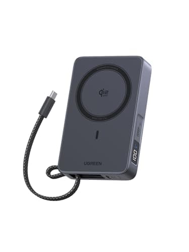 [Prime] $59.99 | UGREEN MagFlow 10,000mAh Power Bank, Qi2 25W Certified Wireless Charging at Amazon