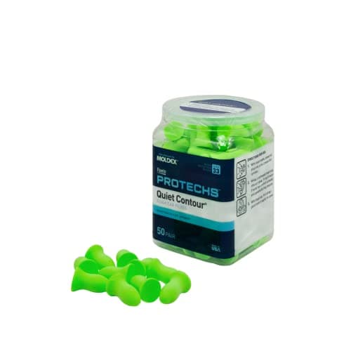 Flents Protechs Foam Ear Plugs...elling, Green, Made in the USA