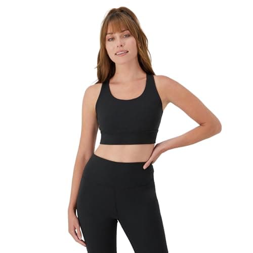 Hanes Moves Women's Pull-On Racerback Crop Sports Bra $10