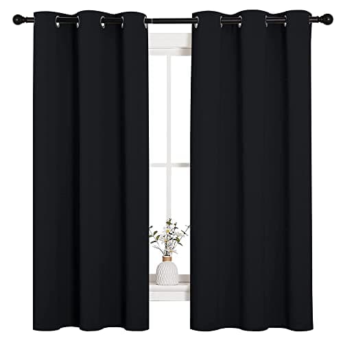 $9.98* | 2-Panel 42" x 63" Nicetown Insulated Grommet Blackout Curtains at Amazon