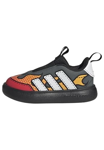adidas Unisex-Baby Bubblecomic I, Grey/White/Lucid Red, 9