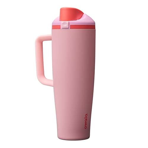 40-Oz Owala FreeSip Insulated Stainless Steel Water Bottle (Angel Food Cake) $35.99 + Free Shipping