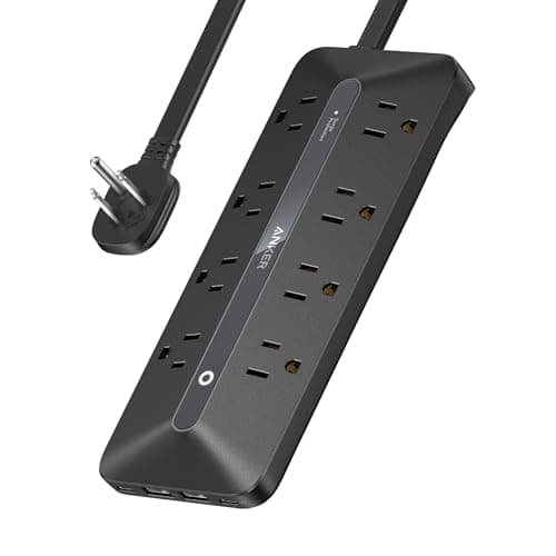 Anker 12-in-1 USB-C Flat Plug Power Strip w/ 5' Cord (8x AC, 2x USB-C, 2x USB-A) $24