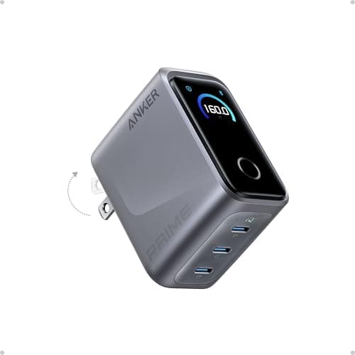 Anker Prime Charger, 160W 3-Port Compact GaN (-29%) $105.99