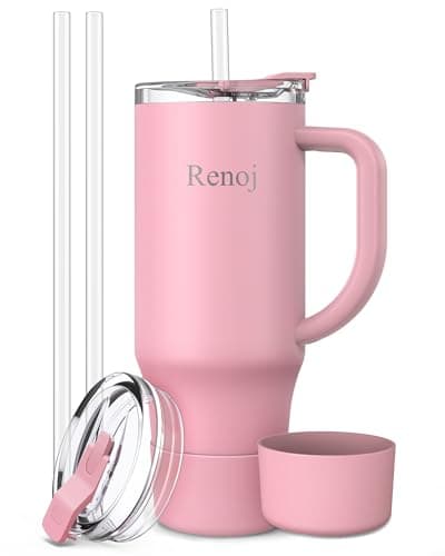 Renoj 40oz Insulated Mug (Leak Proof / Spill Resistant, Multiple Colors) – $11.98 (was $22.21)