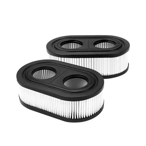 593260 Lawn Mower Air Filter 798452 334404 Air Cleaner Filter, Replacement Accessories for Most Lawn Mowers 500, 500E, 550E, 500EX, 550EX, 625E, 675, 625EX, 675EX, 675EXI, 725EXI Series Engines (2PCS)
