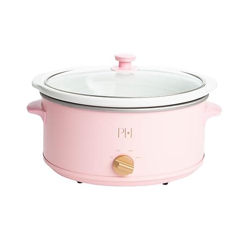 Paris Hilton 6-Quart Manual Sl...t, Family Sized Capacity, Pink