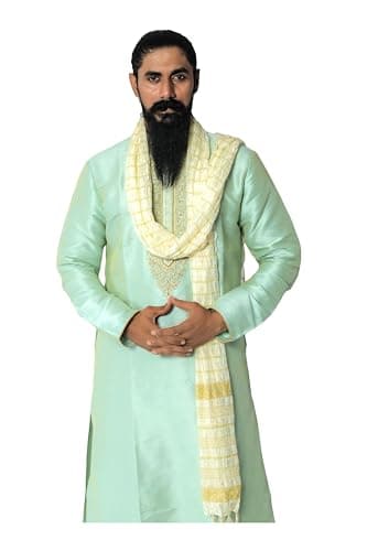 Indian Traditional Ethnic Wear Dupatta Shawl Scarf For Men (Only Dupatta)