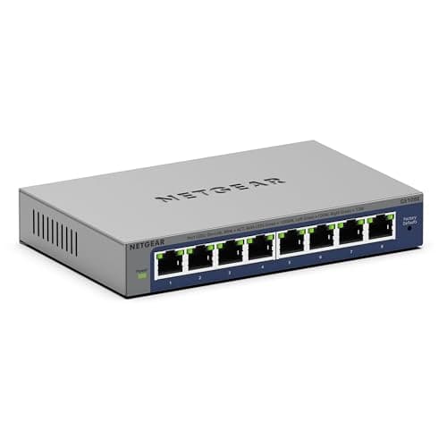 8-Port Netgear Gigabit Ethernet Easy Smart Managed Switch (GS108E) $39.99 + Free Shipping