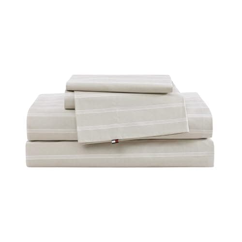 Tommy Hilfiger - King Bed Shee...fied (Effortless Stripe Beige)