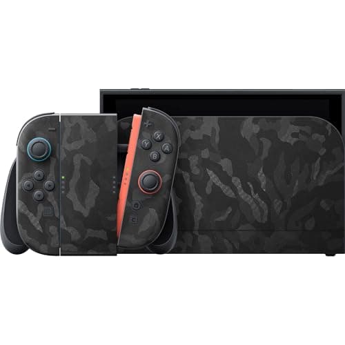 Razer Console Skin for Nintendo Switch 2: Complete Wrap - Premium 3M Cast Vinyl - Scratch Resistant - Unique Designs & Finishes - Easy Application - Black Camo $11.85