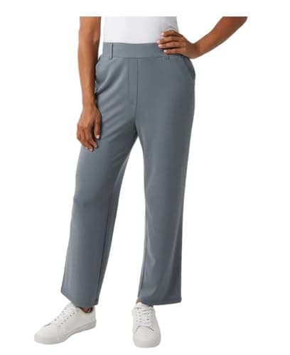 32 Degrees Cool Women's Stretch Twill Pull On Pant with Pockets (US, Alpha, Medium, Regular, Regular, Blue)